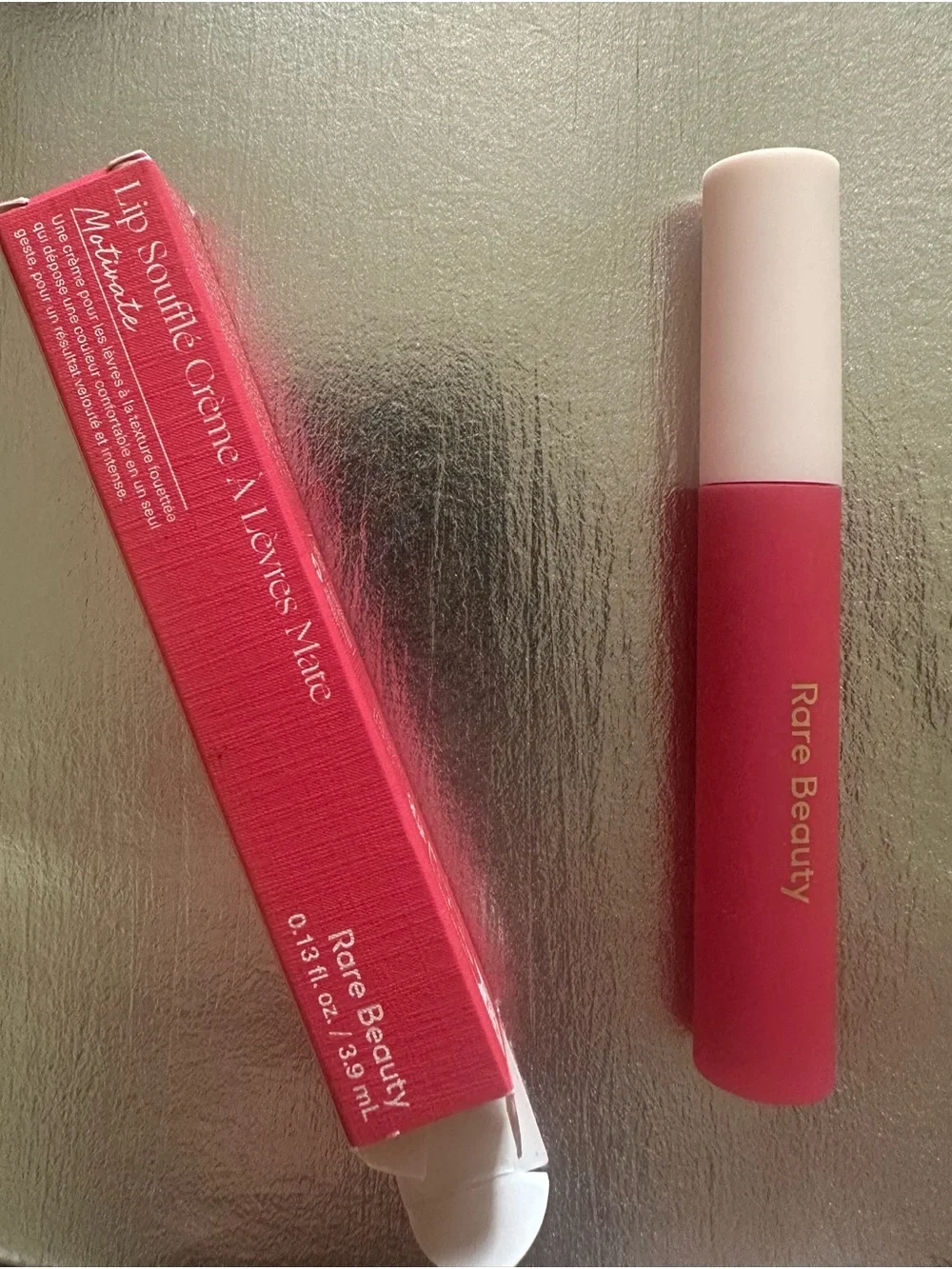 Rare Beauty Lip Soufflé Creme Matte Lipstick - Motivate